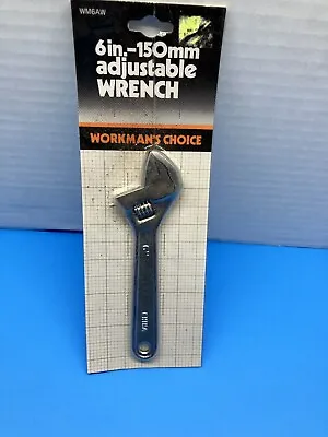 Vintage Workman’s Choice 6in-150mm Adjustable Wrench.  NOS • $4.99