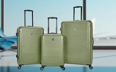 Lightweight 4 Wheel ABS Hard Shell Travel Luggage Suitcase Small Medium Large • £79.99