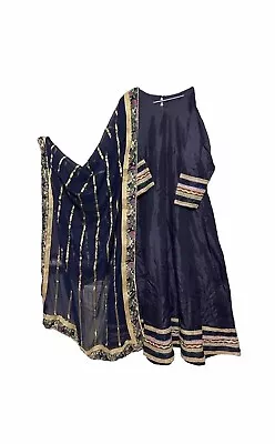 Indian Pakistani Women Long Maxi Dress Muslim Abaya Anarkali  Gown Xxl 25 Chest • £35