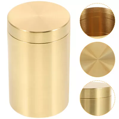 Brass Tea Waterproof Canister Coffee Container For Ground • £10.49