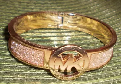 Locking Michael Kors Gold Dust Bangle Bracelet • $15.95