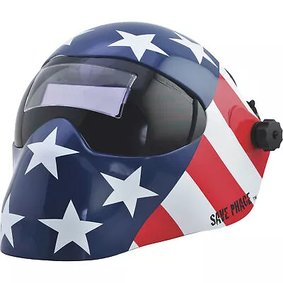 Save Phace Auto-Darkening Welding Helmet Patriotic Graphics Model# 3012480 • $109.99