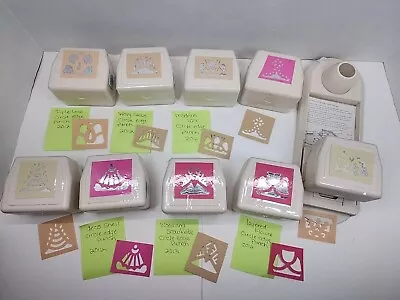 Martha Stewart Circle Edge Die Cut Design Crafts Paper Punch & Cartridge Lot 10  • $44.49