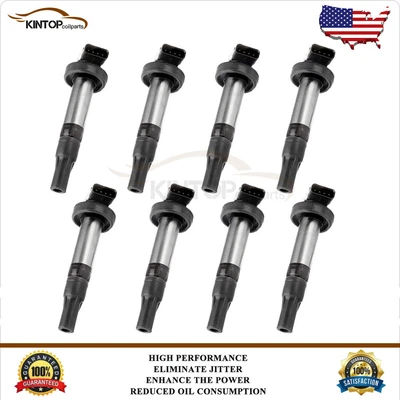 $85.99 • Buy 8 Ignition Coils For Jaguar XF XJ8 S-Type XJR Super XK8 Vanden Plas XK XKR 4.2L