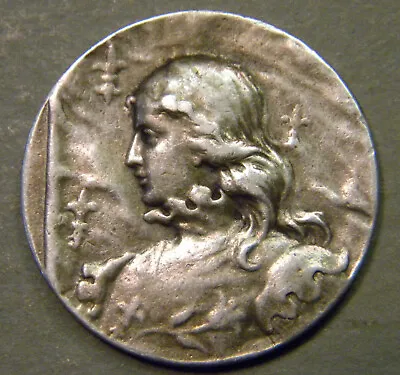 $34.99 • Buy Original French Silver Joan Of Arc Medal Third Republic High Grade