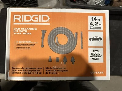 $40 • Buy 1-1/4 In. Car Cleaning Accessory Kit With 14-ft Hose For RIDGID Wet/Dry Shop Vac