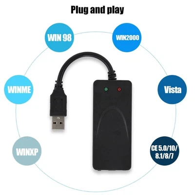 £26.42 • Buy USB 56K Voice Fax Data External Modem With Single Ports For Win 7/8/10/XP