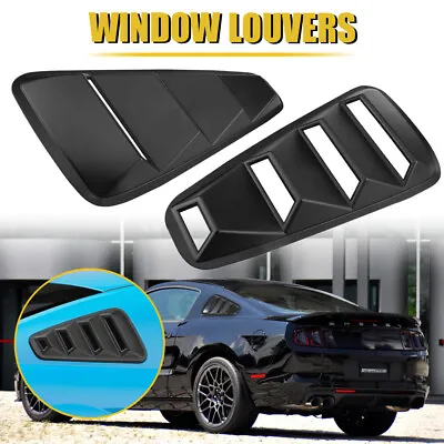 1/4 Quarter Window Louvers Side Painted Scoop Cover Vent For 05-14 Ford Mustang • $25.99