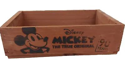 Ltd Edition Disney Mickey Mouse The True Original 90 Years Wooden Crate Cd DVD  • £24.05