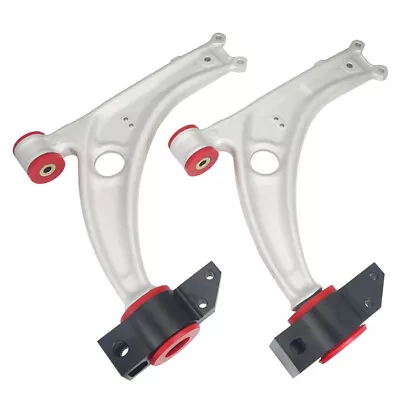 Aluminum Front Lower Control Arm With Poly Bushing For VW Golf R MK5 MK6 Jetta • $197.89