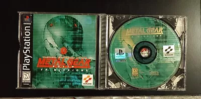 1999 Konami Sony PS1 PlayStation Metal Gear Solid VR Missions Complete MINT COND • $24.99