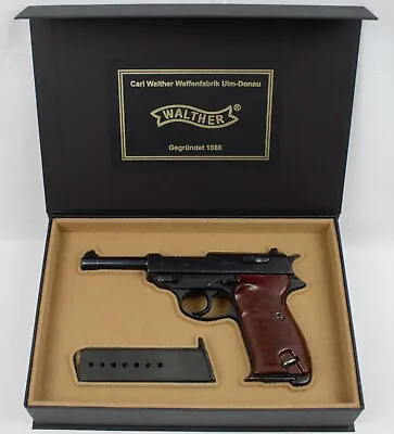 PISTOL GUN PRESENTATION CUSTOM DISPLAY CASE BOX For WALTHER P38 P1 Mauser Pp Ppk • $125