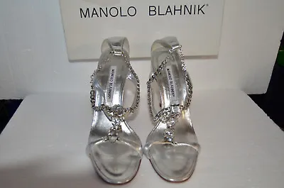 Manolo Blahnik Sliver Heels  • $380