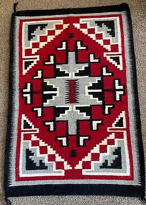 Authentic  Navajo Hand Woven Rug  • £455