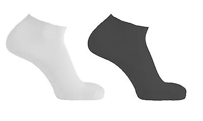 New Trainer Liner Ankle Socks Mens Womens Ladies Cotton Sport Adult Footsie • £5.58