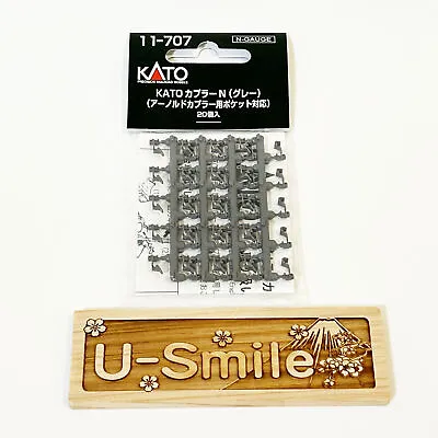 KATO N Gauge KATO Coupler N Gray 20 Pieces 11-707 Model Railroad Supplies JP • $24.68