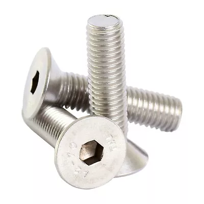 £128.99 • Buy 10mm M10 SOCKET COUNTERSUNK ALLEN BOLTS ALLEN KEY SCREWS A2 STAINLESS STEEL