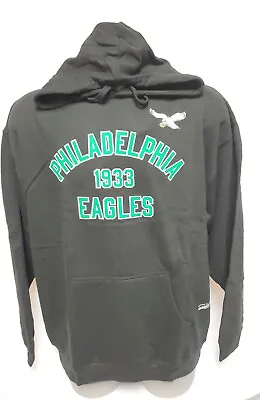 Mens Philadelphia Eagles Mitchell & Ness NFL Team History Football Hoody Hoodie • $59.99