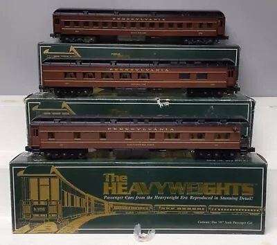 K-Line O Gauge Pennsylvania Railroad  18  Heavyweight Passenger Cars [3]/Box • $85.84