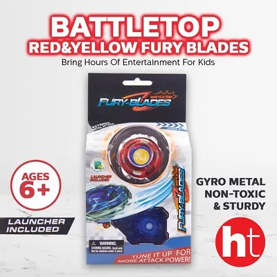 Aquamania [2PK] BattleTop Fury Blades Gyro Metal Launcher Included Non-Toxic • $37.14