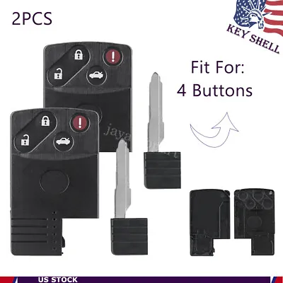 2 Keyless Entry Remote Key Fob Shell Case For Mazda RX-8 04-11 BGBX1T458SKE11A01 • $16.49