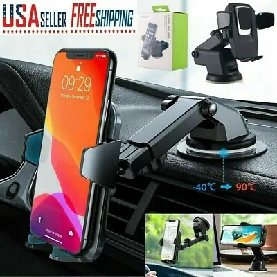 360° Universal Car Mount Holder Stand Windshield Dashboard For Mobile Phone GPS • $6.95
