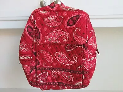 Vera Bradley  Mesa Red  Large Backpack (rare & Retired) • $59.99