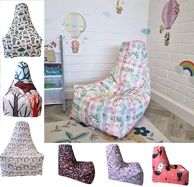 Kids Bean Bag Chair Printed Gaming Indoor & Outdoor 13 Designs • £19.95