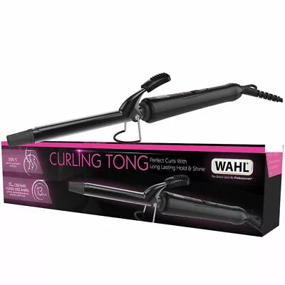 Wahl Hair Curling Iron Tong Styler Curler + Cool Tip - 13mm 16mm 19mm 25mm 32mm • £14.99