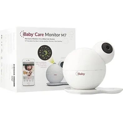 IBaby Smart WiFi Baby Monitor M7 Lite 1080P Full HD Camera(For Parts/repairs) • £45.99