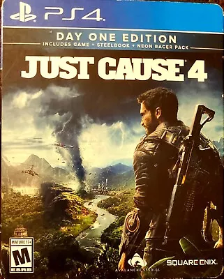 Just Cause 4-2018-steelbook Collectors Edition Ps4 - Disk  • $14.50