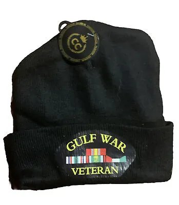 U.s. Marine Corps Usmc Usa Gulf War Veteran Watch Cap Beanie Hat Black • $14