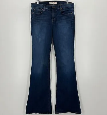 J Brand Jeans Women's 31 Blue Babe Classic Boot Wide Leg Flared *Missing Button* • $16.96