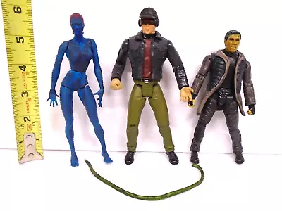 X-Men CYCLOPS TOAD & MYSTIQUE Figure Set Toy Biz • $3.99