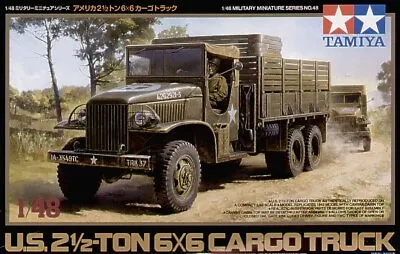 Tamiya 1/48 US 2.5 Ton 6x6 Cargo Truck # 32548 - Plastic Model Kit • £26.99