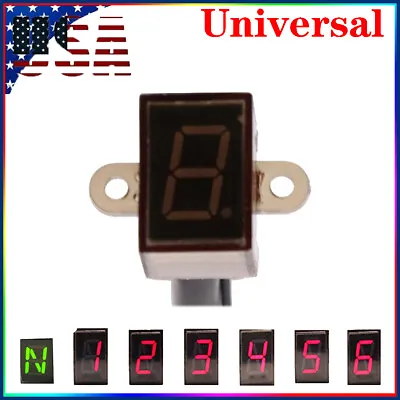 Motorcycle Motorbike 6 Speed N-6 Shift Lever Sensors Gear Indicator Display USA • $20.57