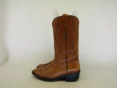 Acme Mens Size 8.5 D Brown Leather Western Cowboy Boots • $49.08