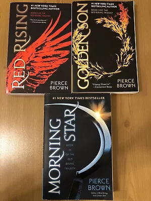 Red Rising Trilogy 3 Book Set : Red Rising Golden Son Morning Star *LIKE NEW* • $23.99