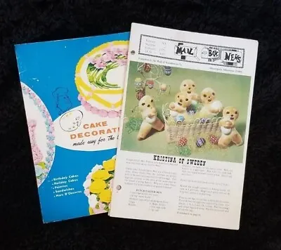 Easter Food Cake Decorating Vintage Maid Of Scandinavia Brochures Lot Of 2 • $12.99