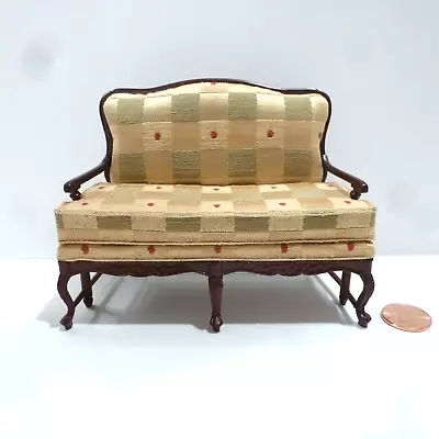 Dollhouse Miniature Amise French Country Sofa 6200 Gc Mahogany • $65