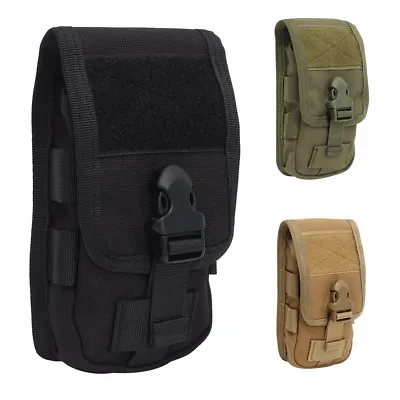 Universal Outdoor Army Mobile Phone Pouch Holster Case Bag Holder Belt Utility • £9