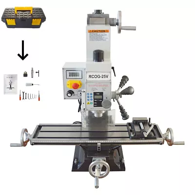 1100W Brushless Precision Milling Drilling Machine Tool 110V Metal Lathe 110V • $1899.80