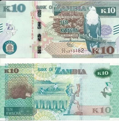 Zambia - 10 Kwacha 2022 UNC Lemberg-Zp • $1.49