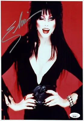 Elvira Mistress Of Dark Cassandra Peterson Signed 8x10 Photo With JSA COA • $74.98