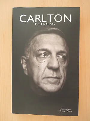 Carlton Leach - The Final Say - AUTOGRAPHED / SIGNED Inc. Proof Of Authenticity • £34.95