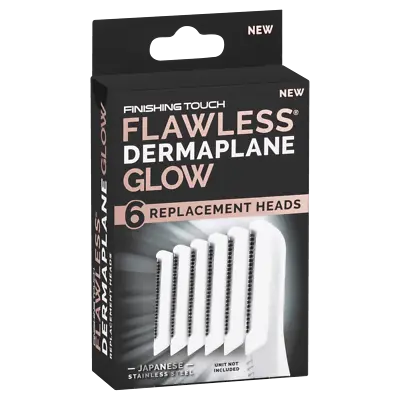 Finishing Touch Flawless Dermaplane Glow 6 Replacement Heads • $32.33