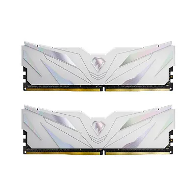 Netac DDR4 16GB 2x8GB DDR4 3200MHz CL16 UDIMM 2PK DRAM PC4-25600 White • $38.99