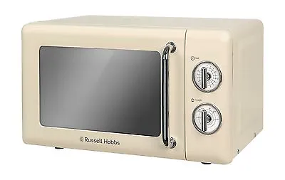 £79.99 • Buy Russell Hobbs Cream Microwave Retro Compact 17L 700W Manual RHRETMM705C