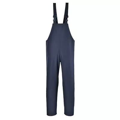 £23 • Buy Portwest Sealtex Navy Waterproof Fishing Bib & Brace Work Dungarees #S453