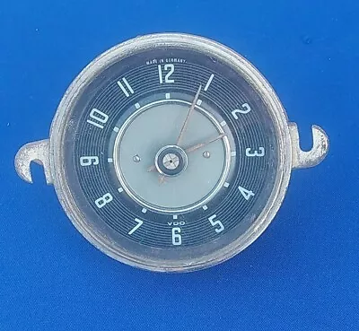 VW Vintage German VDO Karmann Ghia 6 Volt Dash Clock-Made Parts Or Restore • $195